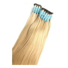 Cabelo Humano Loiro ClarÃssimo Liso De 50 Cm 50 Gr Foto mini 4