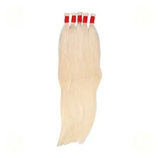Cabelo Humano Loiro Liso 75cm 100g Vietnamita Liga Vermelha Foto mini 1