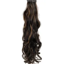 Cabelo Humano Morena Iluminada P/mega-hair 55cm/100 Grs. Foto mini 3