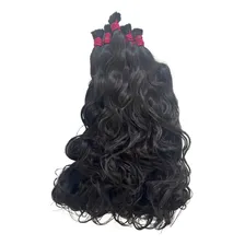 Cabelo Humano Na Liga 75 Cm 100 Gramas Ondulado Cor Castanho Foto mini 1