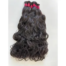 Cabelo Humano Na Liga 75 Cm 100 Gramas Ondulado Cor Castanho Foto mini 2