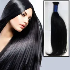 Cabelo Humano Natural Liso 55cm 100g Foto mini 1