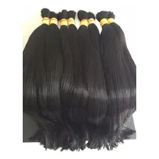Cabelo Humano Natural Liso 55cm 100g Foto mini 3
