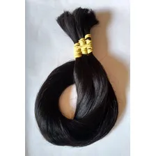Cabelo Humano Natural Liso 55cm 100g Foto mini 2