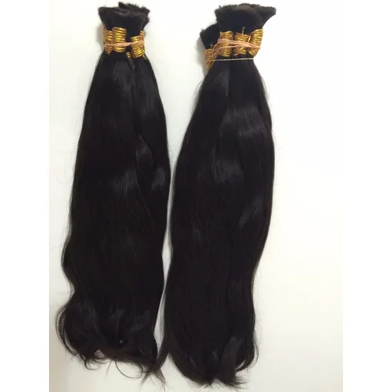 Cabelo Humano Natural Liso 55cm 50g Foto 1