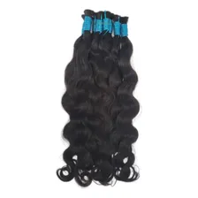 Cabelo Humano Natural Liso Ondulado 50/55cm 150 Gramas Foto mini 1