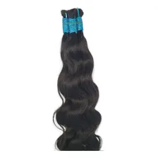 Cabelo Humano Natural Liso Ondulado 50/55cm 150 Gramas Foto mini 2