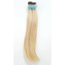 Cabelo Humano Natural Louro Claro Liso 50cm Foto mini 3