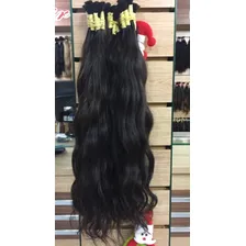 Cabelo Humano Natural Mega Hair 60 Cm 150 G Cor castanho Foto mini  3