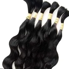 Cabelo Humano Ondulado Natural 40cm - 150g Imediato Cor Castanho Foto mini 2
