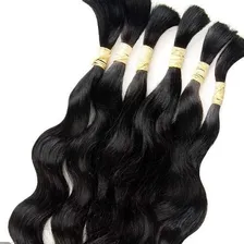 Cabelo Humano Ondulado Natural 45cm - 50g Imediato Cor Castanho Foto mini 2