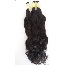 Cabelo Humano Ondulado Natural 70cm - 200g Imediato Cor Castanho Foto mini 1