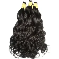 Cabelo Humano P/mega Hair Leve Ondas 60 Cm 100 Gramas Cor Castanho Medio Foto  mini 1
