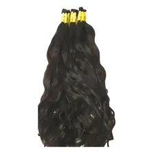 Cabelo Humano Ponta Cheia Ondulado 65cm -100gr Cor Castanho Foto mini 1