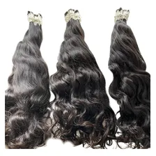 Cabelo Humano Virgem Ondulado 70/75cm -200 Gramas Cor Castanho Foto mini 2