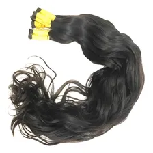 Cabelo Humano Virgem Ondulado P/mega-hair 65cm Com 30 Gramas Cor Castanho Foto mini 1