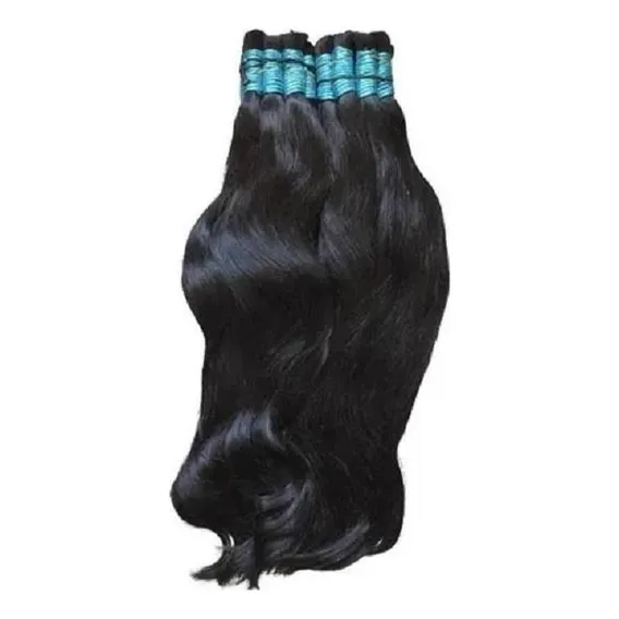 Cabelo Indiano 60/55cm Humano Natural Castanho 100 Gramas Foto 1
