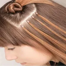 Cabelo Indiano 60/55cm Humano Natural Castanho 100 Gramas Foto mini 4