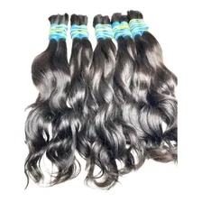 Cabelo Indiano Humano Ondulado 50g 75/80 - Cm Foto mini 4