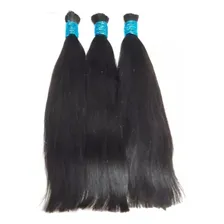 Cabelo Indiano Natural Queratina Castanho 65 cm 200 gramas Foto mini  2