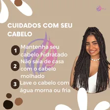 Cabelo Jumbo Jumbão Super X Tranças Kanekalon Box Braid 400g Cor Castanho#6 Foto mini 4