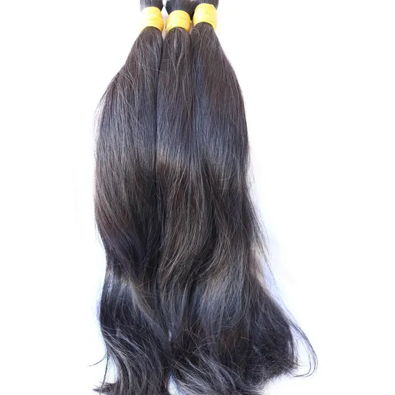 Cabelo Liso 60/65cm Humano Natural Preto 50gramas Foto 1