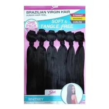 Cabelo Liso Brazilian Virgin Hair Modelo Whitney Plus Sleek Cor Preto 1b Foto mini 4