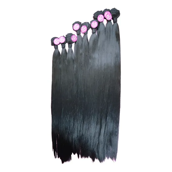 Cabelo Liso Brazilian Virgin Hair Modelo Whitney Plus Sleek Cor Preto 1b Foto 1