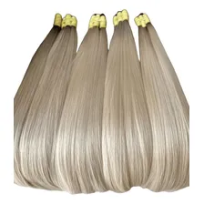 Cabelo Loiro Descolorido 50/55cm Brasileiro Do Sul 50g Foto  mini 1