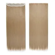 Cabelo loiro sintético de 55 cm Foto mini 1
