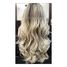 Cabelo loiro sintético de 55 cm Foto mini 3