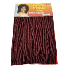 Cabelo Nina Soft Dread Fibra Sintética 360g Crochet Braid Foto mini 1