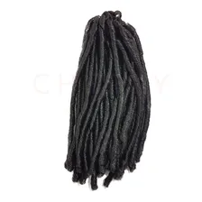 Cabelo Nina Soft Dread Fibra Sintética 360g Crochet Braid Foto mini 4