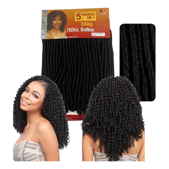 Cabelo Nina Softex Pacotão 360 Gr Original Crochet Braid Foto 1