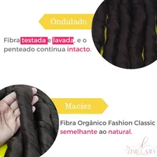 Cabelo Ondulado Cacheado Luna Max Longo Fecha A Cabeça 300g Cor Chocolate Foto mini 3