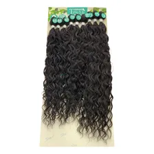 Cabelo Orgânico Cacheado Idêntico Ao Humano Beleza Plus 320g Cor Chocolate Foto mini  2