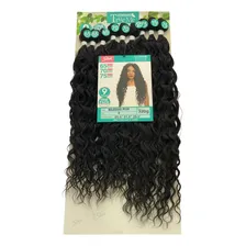 Cabelo Orgânico Cacheado Idêntico Ao Humano Beleza Plus 320g Cor Chocolate Foto  mini 1