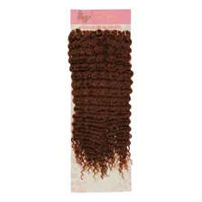 Cabelo Orgânico Idêntico Ao Humano Crochet Braid Cor Ruivo 350 Foto mini  2