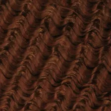 Cabelo Orgânico Idêntico Ao Humano Crochet Braid Cor Ruivo 350 Foto mini  3