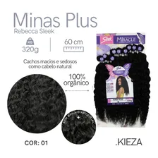 Cabelo Orgânico Cacheado Miracle Minas Plus Adere Creme 60cm Cor Preto Cor 01 Foto mini 4
