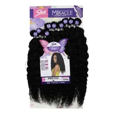 Cabelo Orgânico Cacheado Miracle Minas Plus Adere Creme 60cm Cor Preto Cor 01 Foto mini 1
