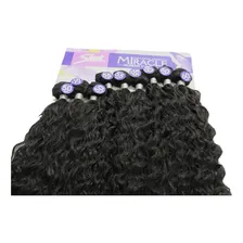 Cabelo Orgânico Cacheado Miracle Minas Plus Adere Creme 60cm Cor Preto Cor 01 Foto mini 3