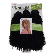 Cabelo Orgânico Crespo Goivo Bundles Pacotão Sleek Foto mini 1