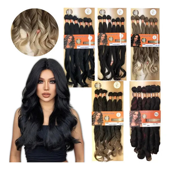 Cabelo Orgânico Fy Hair Ondulado 70 cm Foto 1