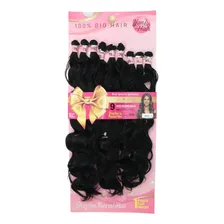 Cabelo Orgânico Premium Liso Ondulado Human Hair Na Tela W Cor Preto Cor 1 Foto mini 1