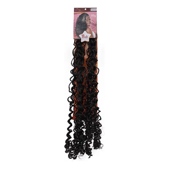 Cabelo Sintético Thati Deby Cacheado 60 Cm - Cor Castanho #4 Foto 1