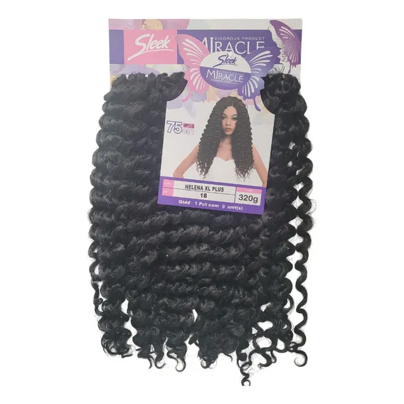 Cabelo Sleek Miracle Helena Xl Plus 320gr Cor 1b Foto 1