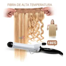 Cabelo Tic Tac 60cm 130g Fibra Organico Pode Ser Pranchado Cor Liso - #27/613 Foto mini 4