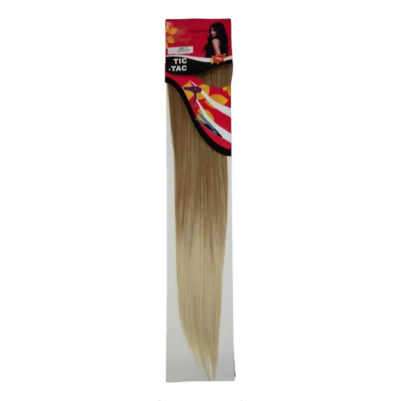 Cabelo Tic Tac Aplique Liso - 70 Cm - IdĂȘntico Ao Humano Cor Loiro 28t613 Foto 1