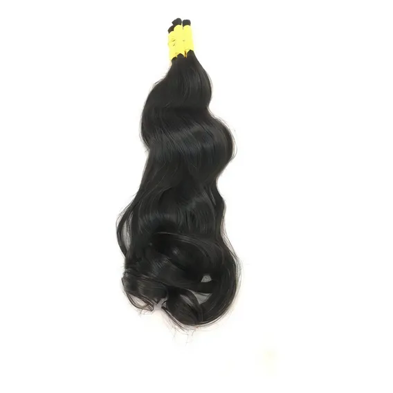 Cabelos Humano Leves Ondas De 50cm 50 Gramas Foto 1